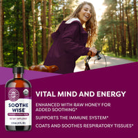 Thumbnail for Vimergy Herbs - Soothe Wise (Elderberry & Raw Honey) 120ml