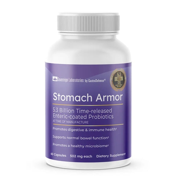 Sovereign Labs Gastro Defense™ StomachArmour 502mg 60 caps