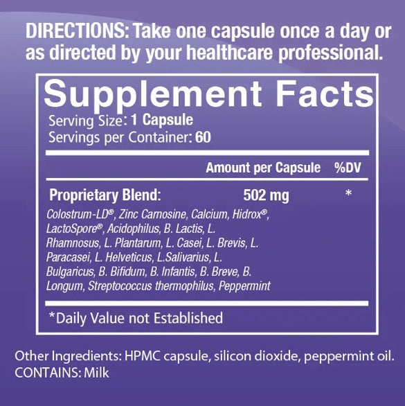 Sovereign Laboratories - Gastro Defense™ Stomach Armor™ Time-Released Probiotic – 5.3 Billion CFU (60caps/502mg)