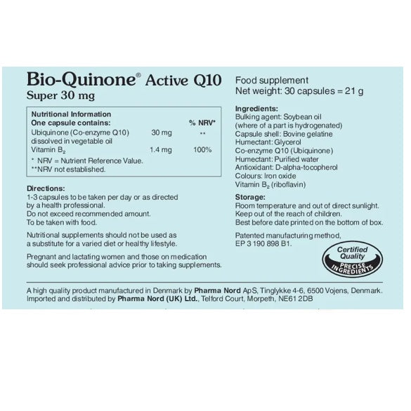 Pharma Nord Bio-Quinone Q10 SUPER 30mg 30caps