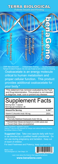 Thumbnail for BenaGene (Oxaloacetate) 30caps