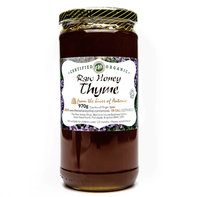 Antonio - Thyme Honey 970g (Raw, Organic, Runny)