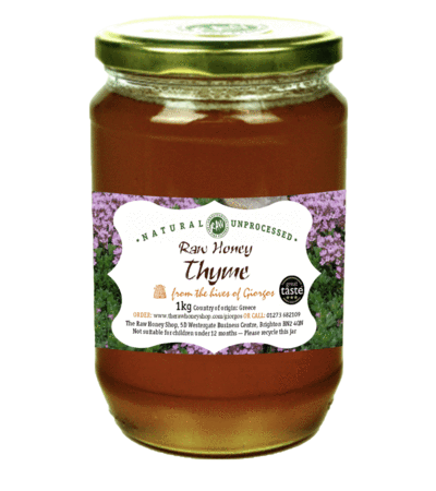 Giorgos - Greek Thyme Honey - 1kg (Raw, Organic, Runny)