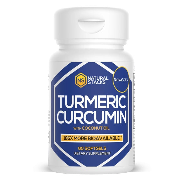 Curcumin with Organic Coconut Oil - 60 ct. (Natural Stacks)