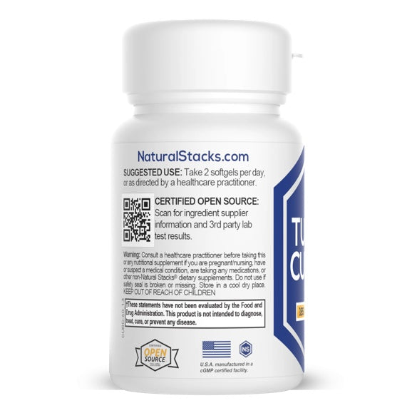 Curcumin with Organic Coconut Oil - 60 ct. (Natural Stacks)