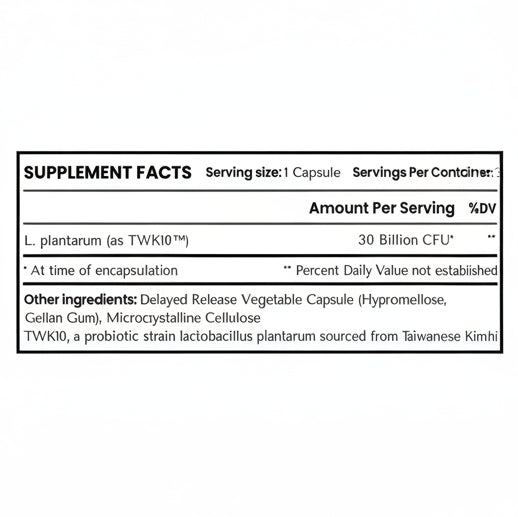 The Energy Blueprint - Human Optimization - TWK10 EnergyBiotic | 30 Billion CFU (30caps)