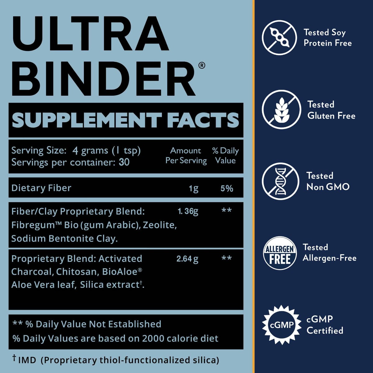 Best Before December 2024 - Quicksilver Scientific - Ultra Binder 120g