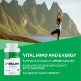 Thumbnail for Vimergy Herbs - Spirulina Capsules 180 Capsules