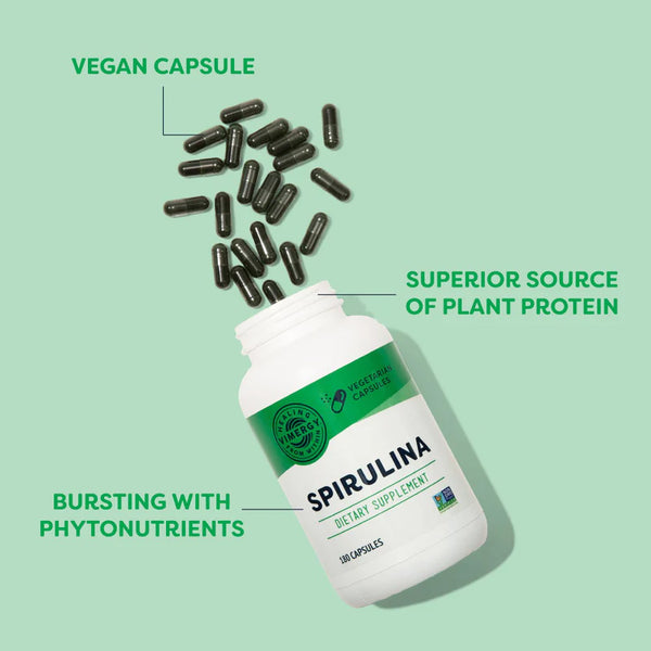 Vimergy Herbs - Spirulina Capsules 180 Capsules