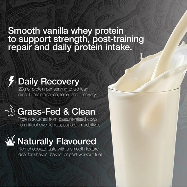 EHC Sport - Grass-Fed Whey Protein 600g Natural Vanilla