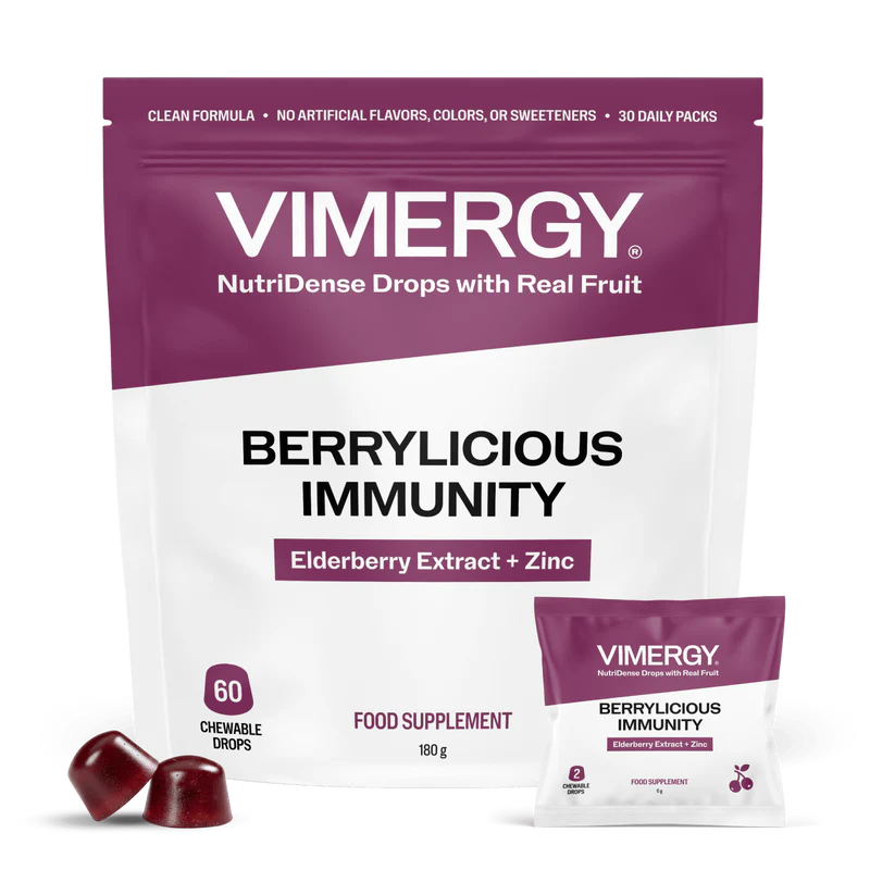 Vimergy Herbs - Berrylicious Immunity (60 Chewable Drops)