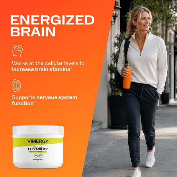 Vimergy Herbs - Brain Body Flexagility 120g (Magnesium, MSM, Turmeric)