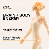 Thumbnail for Vimergy Herbs - Brain Body Flexagility 120g (Magnesium, MSM, Turmeric)