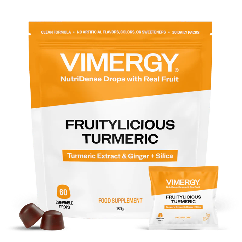 Vimergy Herbs - Fruitylicious Turmeric (60 Chewable Drops)