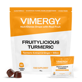 Thumbnail for Vimergy Herbs - Fruitylicious Turmeric (60 Chewable Drops)