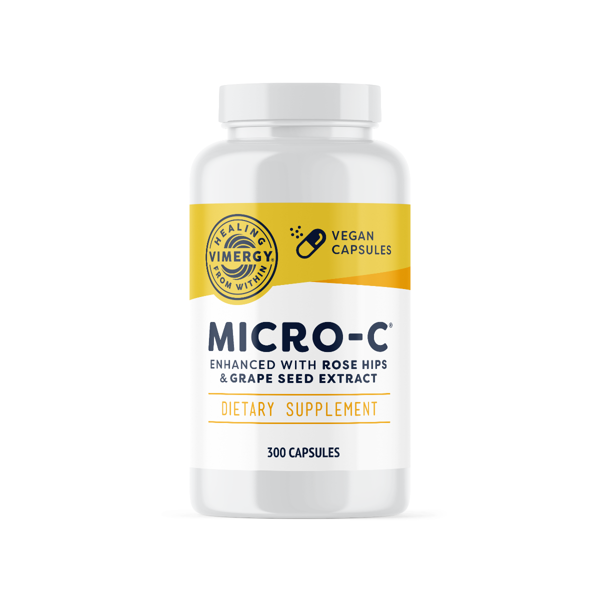 Vimergy Herbs - Micro-C (Vitamin C enchanced with Rose-hips and Grape Seed Extract) 300caps