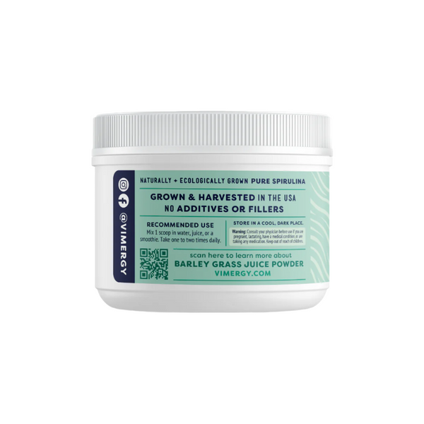 Vimergy Herbs - USA Grown Spirulina Powder 135g (Trial Size)