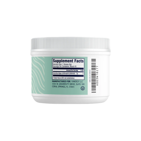 Vimergy Herbs - USA Grown Spirulina Powder 135g (Trial Size)