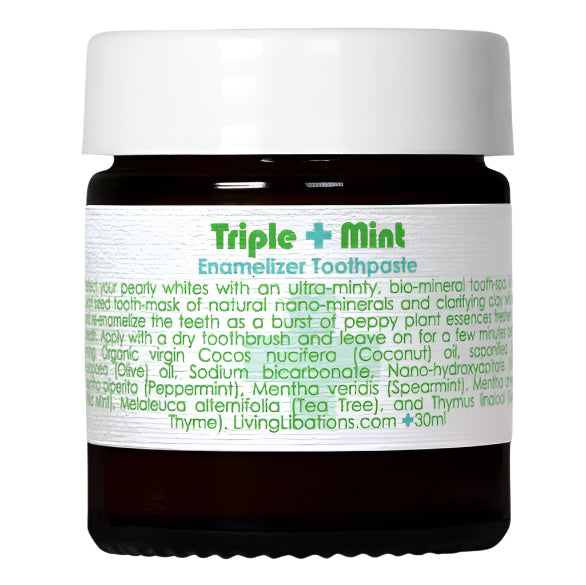 Living Libations Triple Mint Enamelizer Toothpaste 30ml