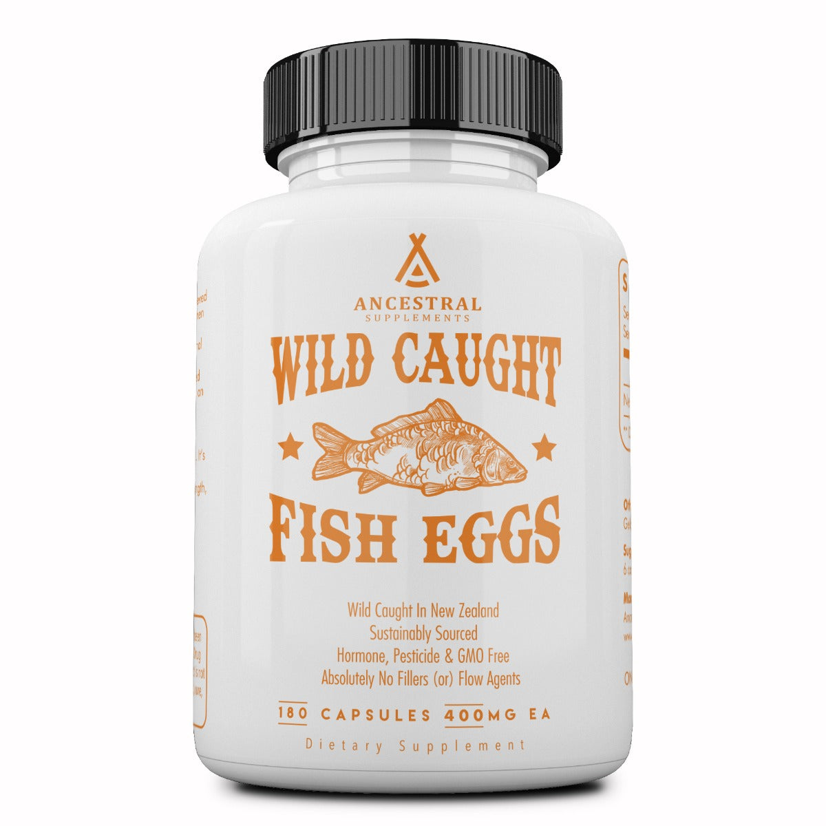 Ancestral Supplements - Wild Caught Fish Eggs 180caps 400mg