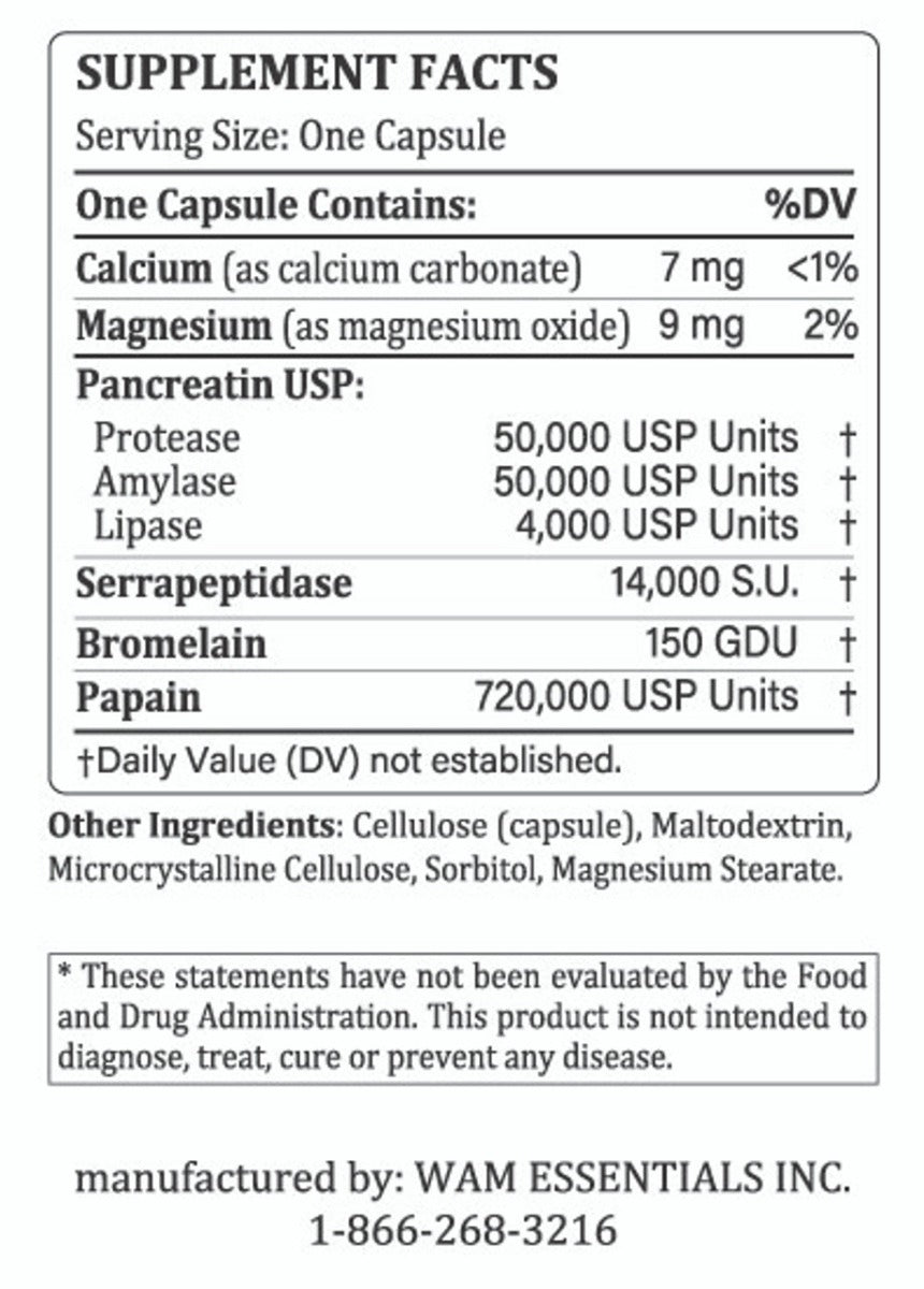 Zymessence 90 capsules (WAM Essentials)